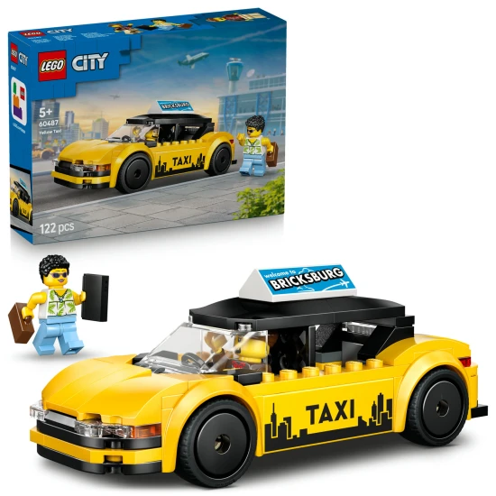 LEGO CITY 60487 Sárga taxi