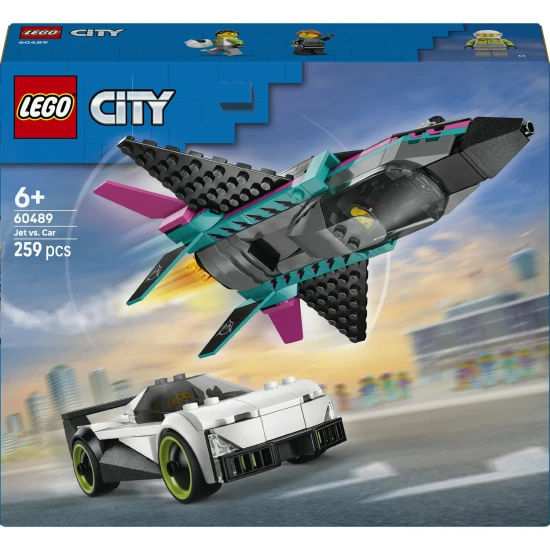 LEGO City 60489 Vadászgép vs. autó LEGO City 60489 Vadászgép vs. autó