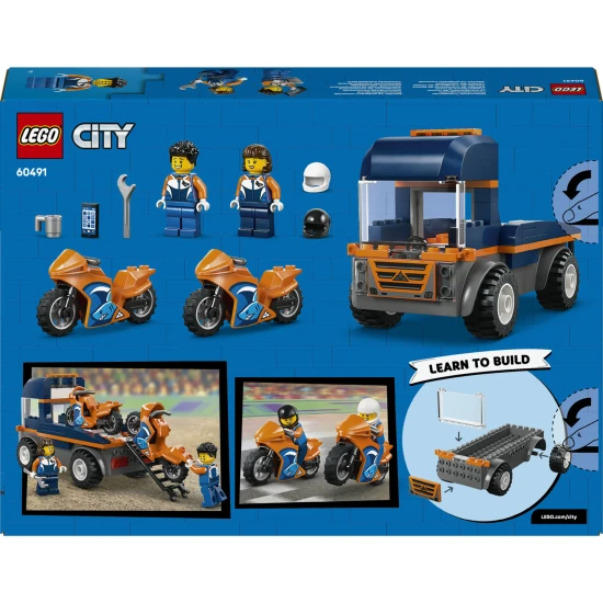 LEGO City 60491 Motorkerékpár-szállító kamion LEGO City 60491 Motorkerékpár-szállító kamion