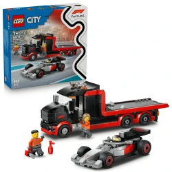 LEGO City 60493 F1® kiállítási kamion Audi F1® versenyautóval