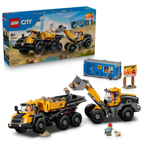 LEGO City 60494 Billenőplatós teherautó és homlokrakodó LEGO City 60494 Billenőplatós teherautó és homlokrakodó