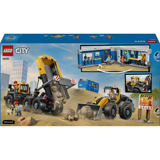 LEGO City 60494 Billenőplatós teherautó és homlokrakodó LEGO City 60494 Billenőplatós teherautó és homlokrakodó