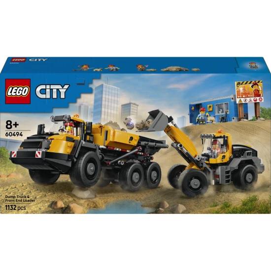 LEGO City 60494 Billenőplatós teherautó és homlokrakodó LEGO City 60494 Billenőplatós teherautó és homlokrakodó
