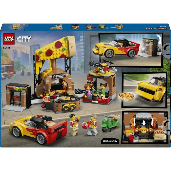 LEGO City 60496 Pizzafutár járművekkel LEGO City 60496 Pizzafutár járművekkel