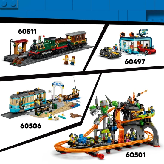 LEGO City 60496 Pizzafutár járművekkel LEGO City 60496 Pizzafutár járművekkel