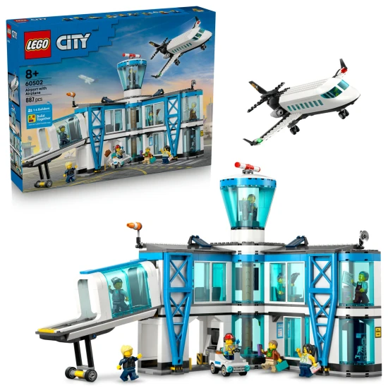LEGO City 60502 Repülőtér repülőgéppel LEGO City 60502 Repülőtér repülőgéppel