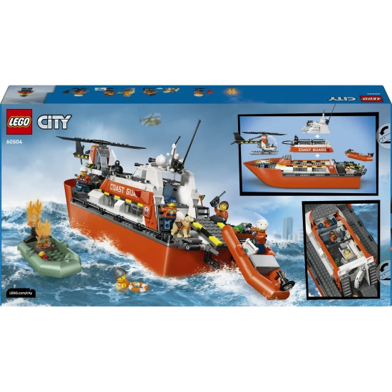LEGO City 60504 Parti őrség mentőcsónakja és helikopter LEGO City 60504 Parti őrség mentőcsónakja és helikopter