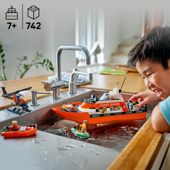 LEGO City 60504 Parti őrség mentőcsónakja és helikopter LEGO City 60504 Parti őrség mentőcsónakja és helikopter