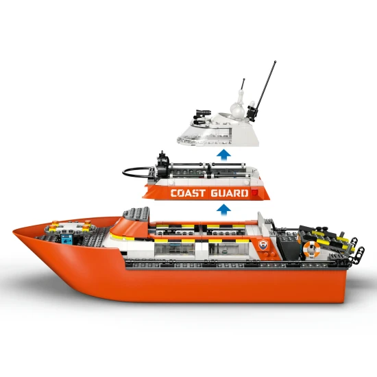 LEGO City 60504 Parti őrség mentőcsónakja és helikopter LEGO City 60504 Parti őrség mentőcsónakja és helikopter
