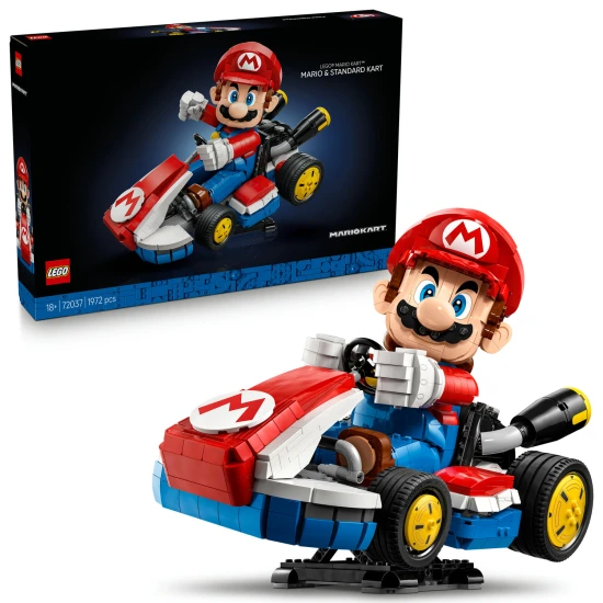 LEGO 72037 Mario Kart™: Mario és Standard Kart LEGO 72037 Mario Kart™: Mario és Standard Kart