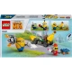 LEGO Mimoni és banán autó 4 Mimonival és kiegészítőkkel