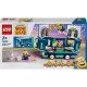 LEGO Villain Me 4 75581 Mimoni és zenés parti buszuk - kreatív építőkészlet nyitóbusszal, partifelszereléssel és 4 Mimoni figurával, köztük Mega Mimoni Gus-szal.