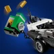LEGO Spider-Man vs. Venom 76309 – Erőautó Spider-Man, Venom és Spider-Woman minifigurákkal