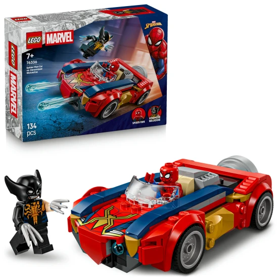 LEGO Marvel 76336 Pókember és az autó vs. venomizált Wolverine LEGO Marvel 76336 Pókember és az autó vs. venomizált Wolverine