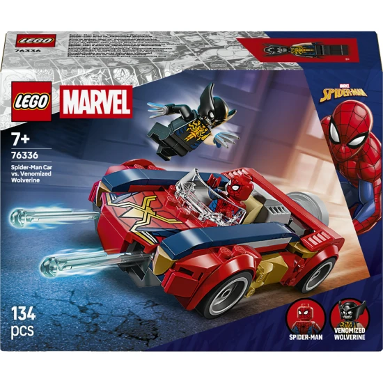 LEGO Marvel 76336 Pókember és az autó vs. venomizált Wolverine LEGO Marvel 76336 Pókember és az autó vs. venomizált Wolverine