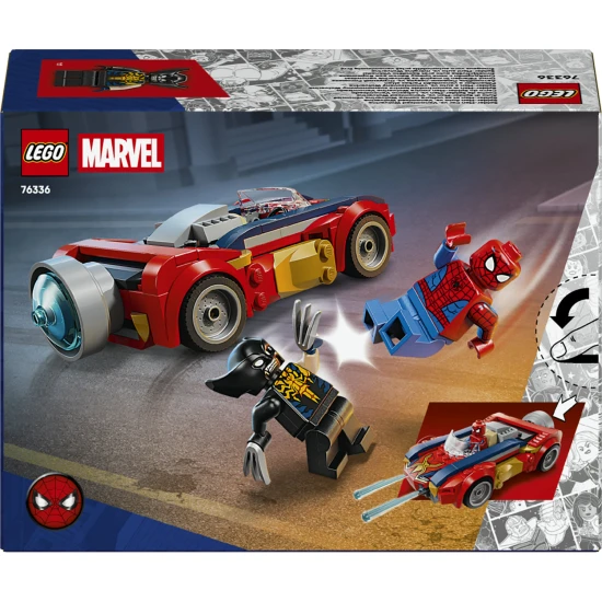 LEGO Marvel 76336 Pókember és az autó vs. venomizált Wolverine LEGO Marvel 76336 Pókember és az autó vs. venomizált Wolverine