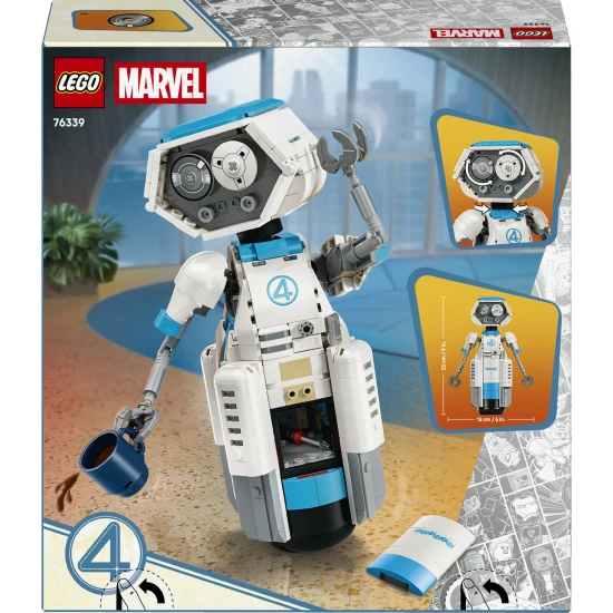 LEGO Marvel 76339 Fantasztikus Négyes: H.E.R.B.I.E. LEGO Marvel 76339 Fantasztikus Négyes: H.E.R.B.I.E.