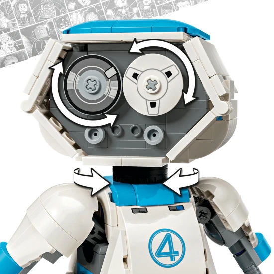 LEGO Marvel 76339 Fantasztikus Négyes: H.E.R.B.I.E. LEGO Marvel 76339 Fantasztikus Négyes: H.E.R.B.I.E.