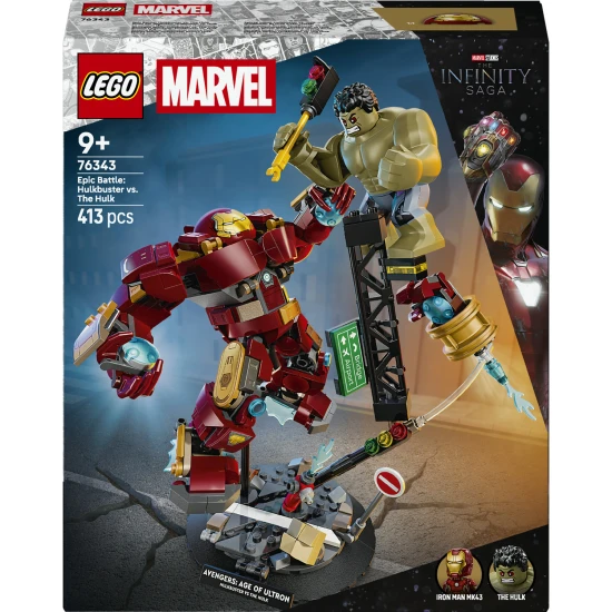 LEGO Marvel 76343 Epikus csata: Hulkbuster vs. Hulk LEGO Marvel 76343 Epikus csata: Hulkbuster vs. Hulk