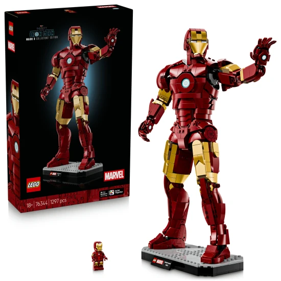 LEGO Marvel 76344 Iron Man Mark 3: gyűjtői kiadás LEGO Marvel 76344 Iron Man Mark 3: gyűjtői kiadás