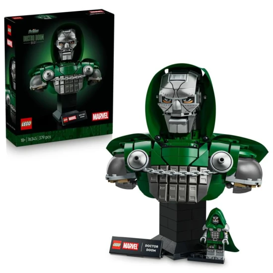 LEGO Marvel 76345 Doctor Doom mellszobor LEGO Marvel 76345 Doctor Doom mellszobor
