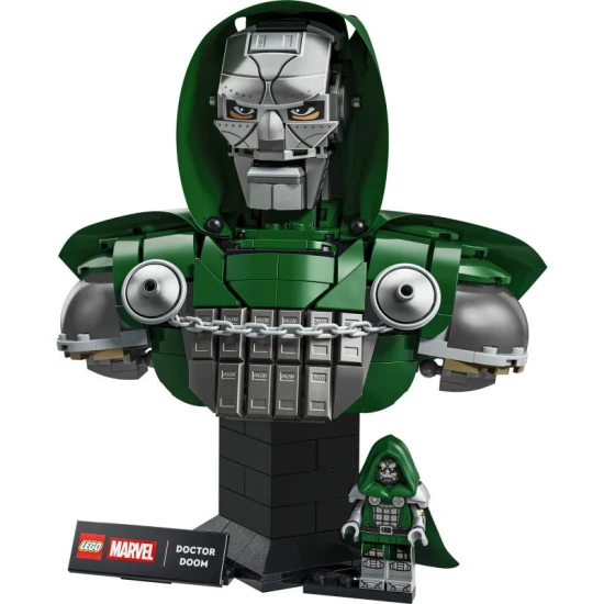 LEGO Marvel 76345 Doctor Doom mellszobor LEGO Marvel 76345 Doctor Doom mellszobor