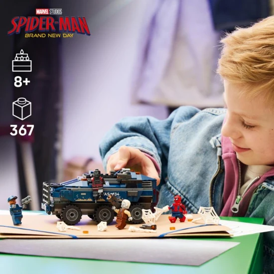 LEGO Marvel 76349 Pókember és a fogolyszállító üldözése LEGO Marvel 76349 Pókember és a fogolyszállító üldözése