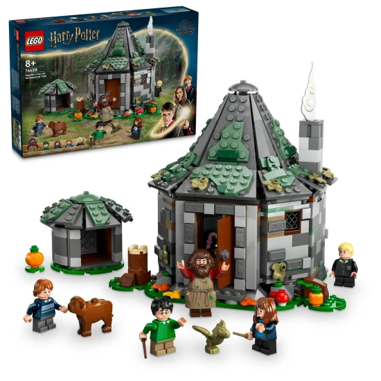 Fedezze fel a varázslóvilágot LEGO Hagrid kunyhójában minifigurákkal