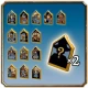 LEGO bájitaltan osztály, Roxfort bájitaltanterem LEGO, Professzor Perselus Piton LEGO, Hermione Granger LEGO, Pansy Parkinson LEGO, Seamus Finnigan LEGO, LEGO Roxfort Portrék