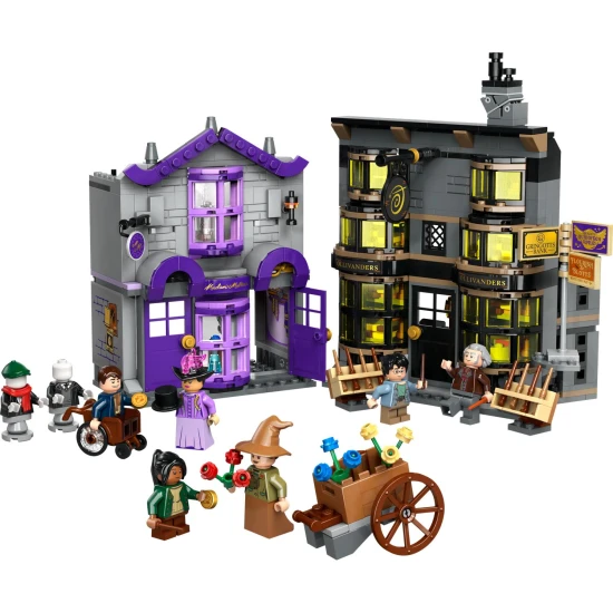 LEGO Harry Potter Diagon Alley, Ollivander's LEGO Store, Madame Malkin LEGO, Harry Potter LEGO minifigurák, LEGO varázslatok, LEGO Diagon Alley vásárlás