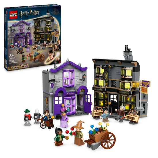LEGO Harry Potter Diagon Alley, Ollivander's LEGO Store, Madame Malkin LEGO, Harry Potter LEGO minifigurák, LEGO varázslatok, LEGO Diagon Alley vásárlás