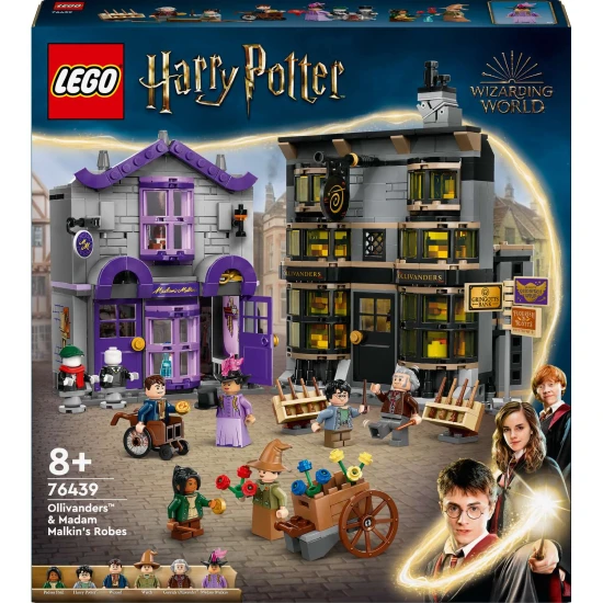 LEGO Harry Potter Diagon Alley, Ollivander's LEGO Store, Madame Malkin LEGO, Harry Potter LEGO minifigurák, LEGO varázslatok, LEGO Diagon Alley vásárlás