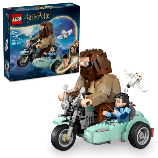 LEGO Harry Potter 76443 Hagrid™ és Harry egy motorkerékpáron