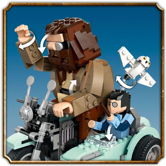 lego harry potter 76443 hagrid es harry a motoron epitojatek gyerekeknek