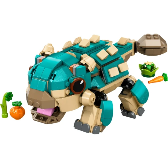 LEGO Jurassic World 76962 Kis Bumpy Ankylosaurus mozgatható állkapoccsal és farokkal