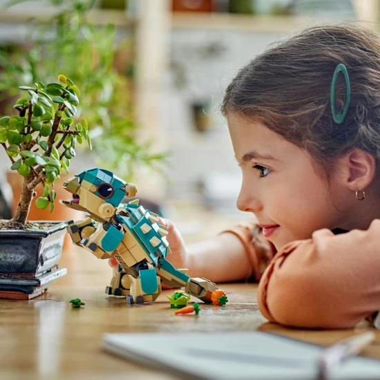 LEGO Jurassic World 76962 Kis Bumpy Ankylosaurus mozgatható állkapoccsal és farokkal