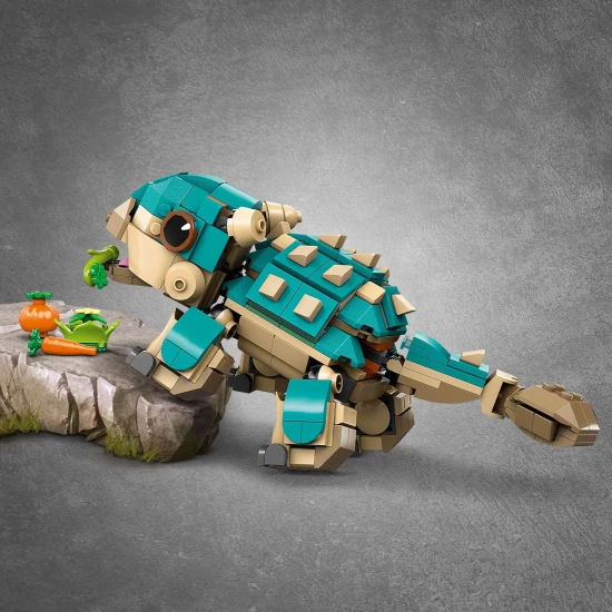 LEGO Jurassic World 76962 Kis Bumpy Ankylosaurus mozgatható állkapoccsal és farokkal