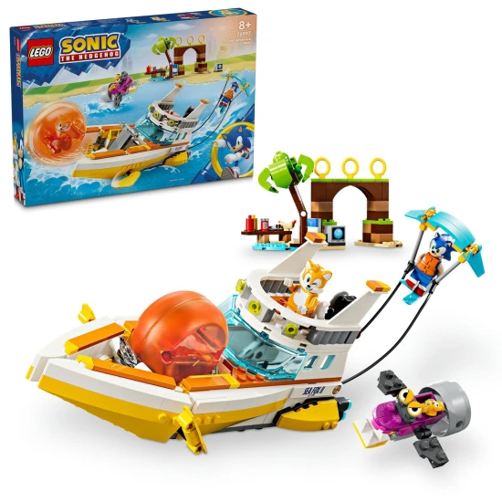 LEGO Sonic The Hedgehog – Tails akciódús kalandhajója