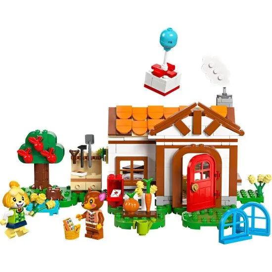 Látogassa meg a Fauna otthonát Isabelle-lel a LEGO készlettel.