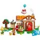 Látogassa meg a Fauna otthonát Isabelle-lel a LEGO készlettel.