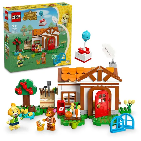 Látogassa meg a Fauna otthonát Isabelle-lel a LEGO készlettel.