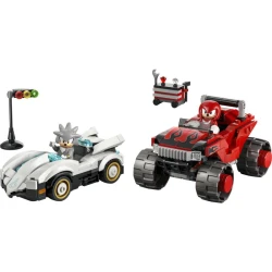 LEGO Sonic The Hedgehog 77118 Silver autója vs. Knuckles monster truckja