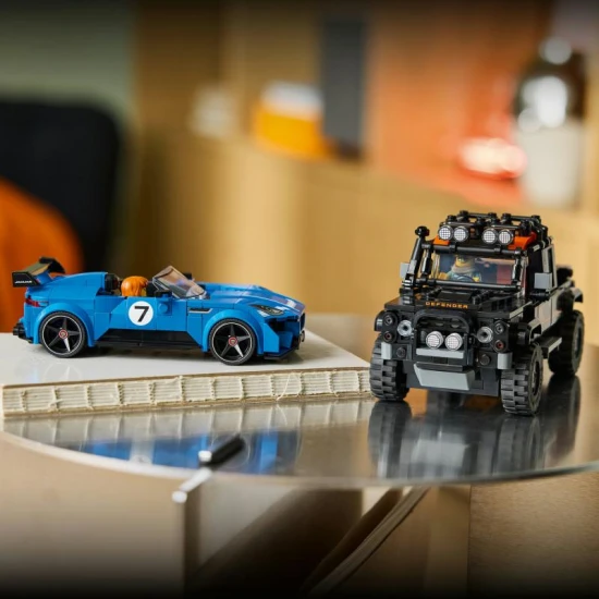 LEGO Speed Champions 77264 Jaguar Project 7 és Land Rover Defender LEGO Speed Champions 77264 Jaguar Project 7 és Land Rover Defender