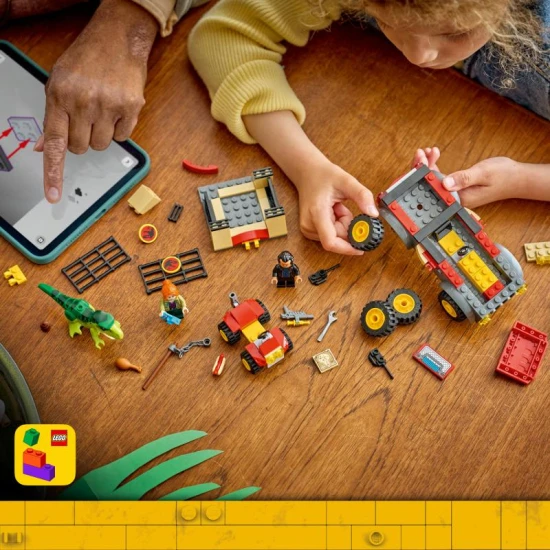 LEGO Jurassic World 77978 Fiatal T-rex szállító teherautó LEGO Jurassic World 77978 Fiatal T-rex szállító teherautó