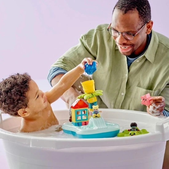 LEGO DUPLO Aquapark. Szórakozás Legóval a fürdőkádban!