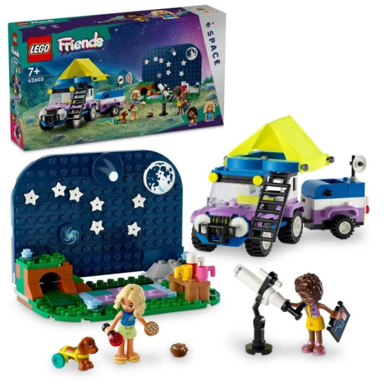 Építsd meg saját csillagnéző karavánodat a Lego Friends Stargazing Caravan segítségével.