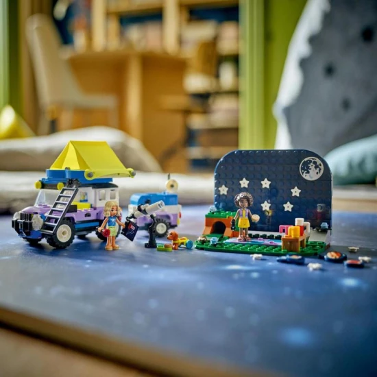 Építsd meg saját csillagnéző karavánodat a Lego Friends Stargazing Caravan segítségével.