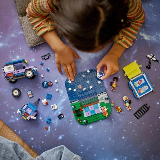 Építsd meg saját csillagnéző karavánodat a Lego Friends Stargazing Caravan segítségével.