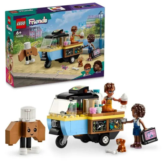 Építőkészlet Lego Friends Mobil pékáru állvány. 