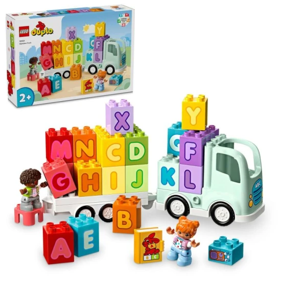 A LEGO DUPLO Alphabet Truck tökéletes bevezetés az óvodások betűibe.